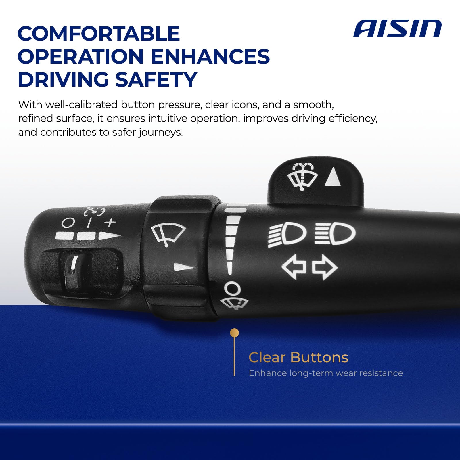 AISIN AFTERMARKET TSSH-00345 Turn Signal Switch, Interior Switches